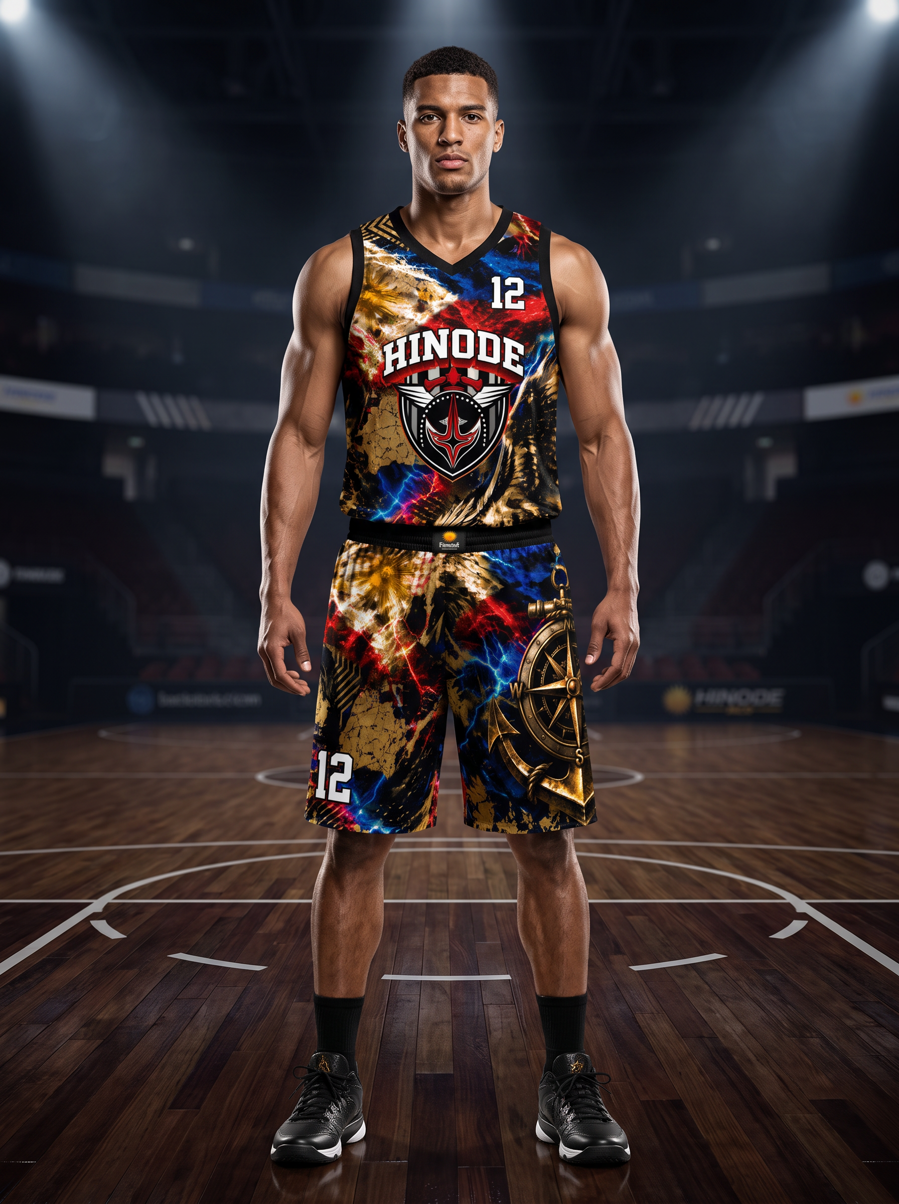 Custom basketball jersey for seaman team