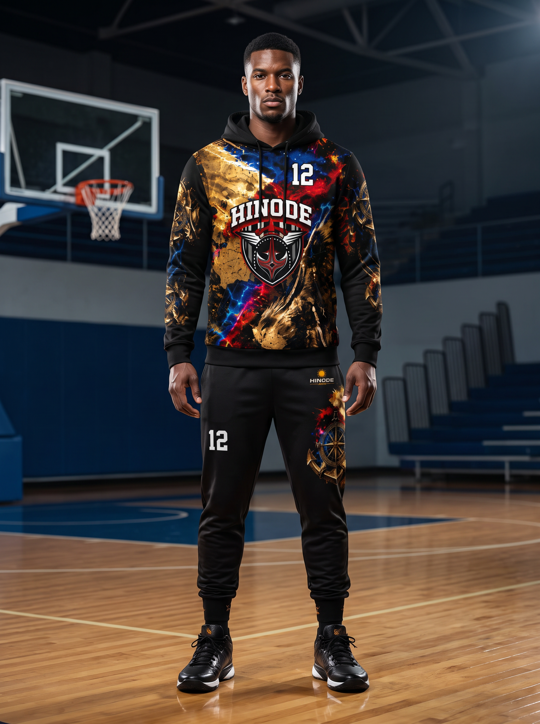 Custom hoodie for seaman team